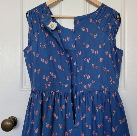 Mata Traders Blue Cotton Dress - Picture 7 of 12